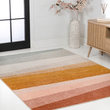 Prism Geometric Striped Area Rug